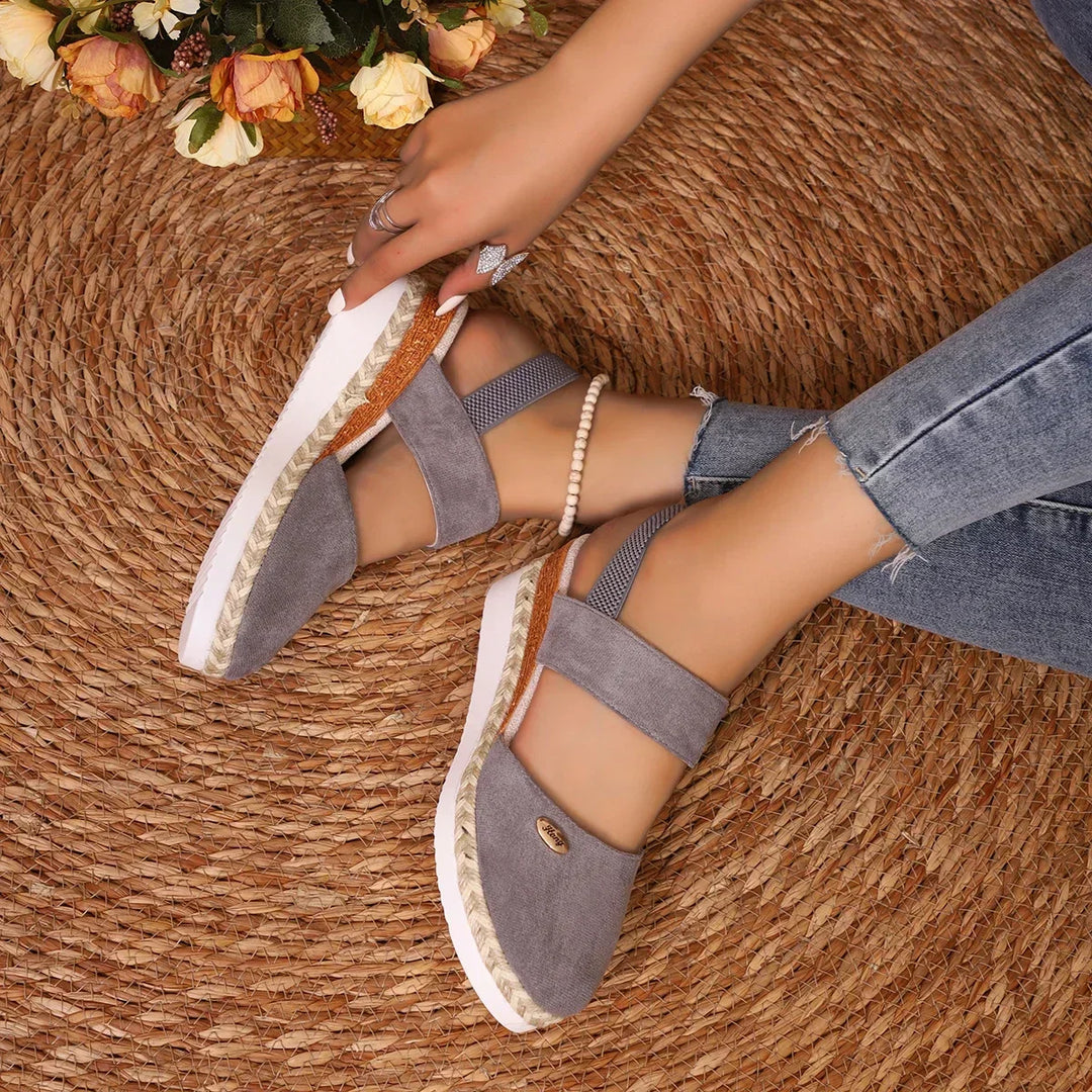 Lyra™ | Wedge Gladiator Sandals