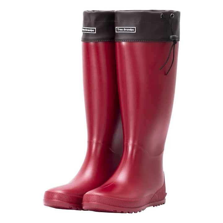 Women's Tall Chunky-Sole Waterproof Camping Boots Sylvane, view 10 - Elena Harper