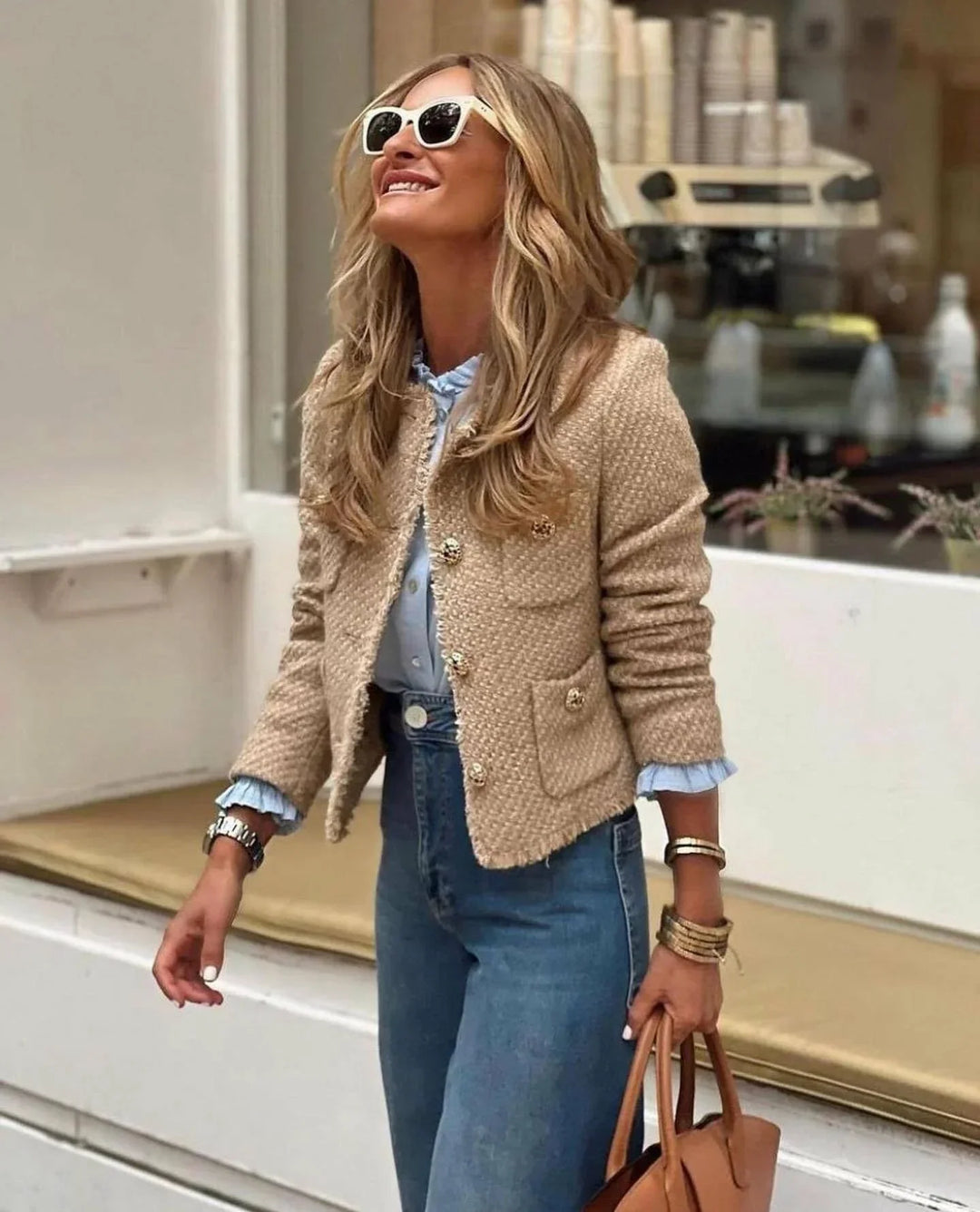 Anaïs – Modern, Chic, and Original Tweed Coat
