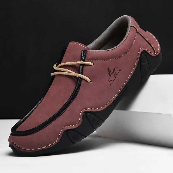 LAURENT MONACO | LEATHER ORTHOPEDIC SHOES WITH PRECISE FIT