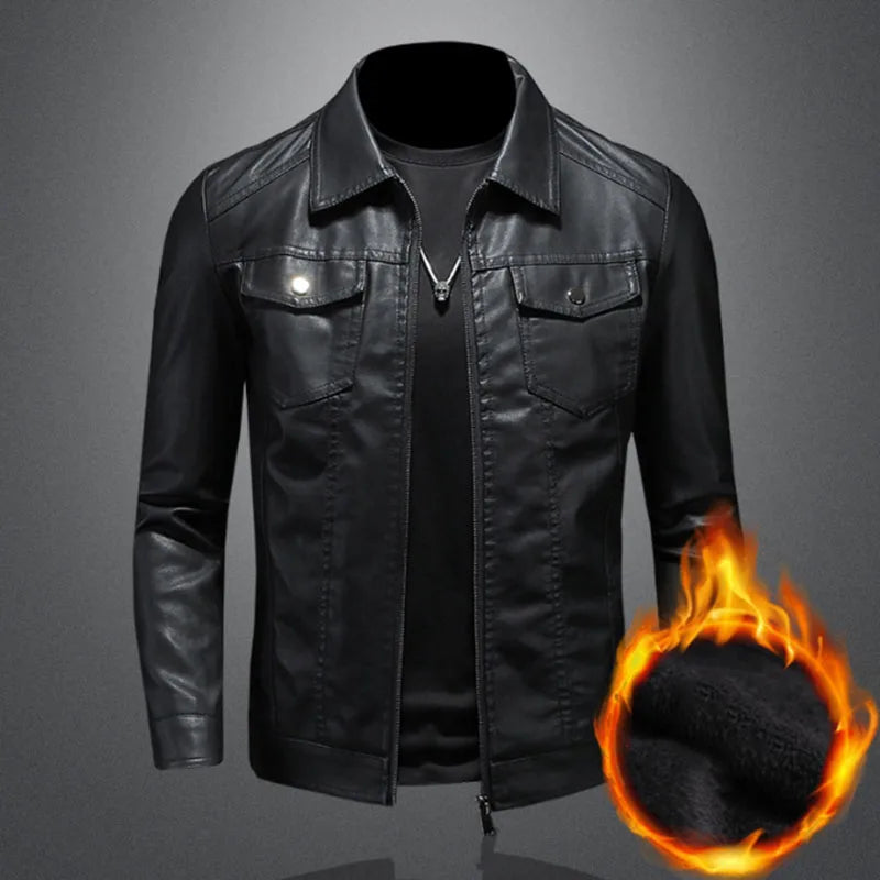 Giovanni Deluxe Leather Jacket, view 6 - Elena Harper