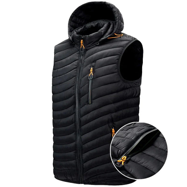 Elegant Puffed Vest for Men - Elena Harper