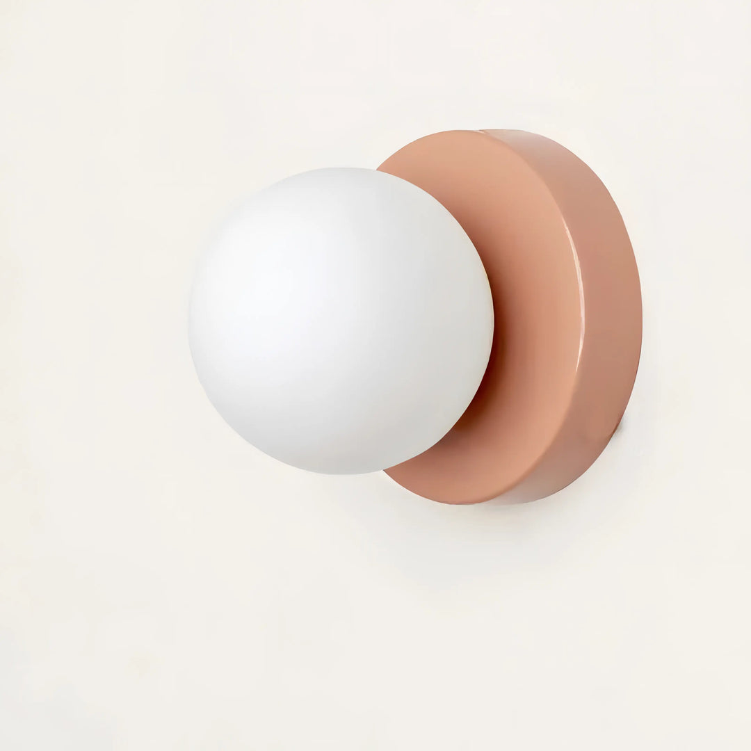 Wall Lamp Scandinavian Minimalist with Glass Shade