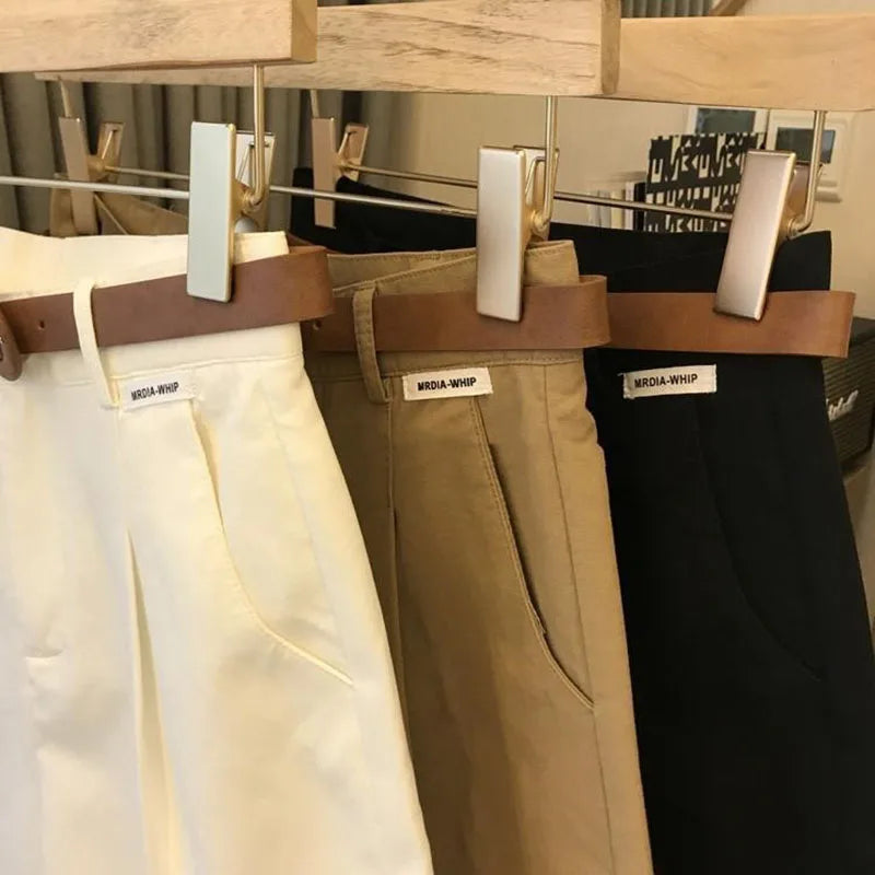 Genoviva Elegant Cotton Shorts, view 6 - Elena Harper