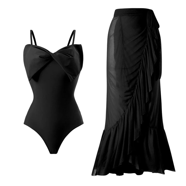 Beautifully Finished Bathing Suit in a Timeless Design, view 6 - Elena Harper