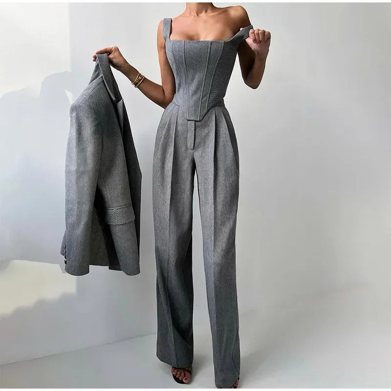 Gabriella Elegant Tailored Blazer, view 2 - Elena Harper