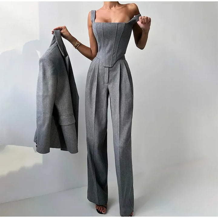 Gabriella Elegant Tailored Blazer, view 2 - Elena Harper