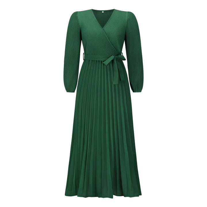 MimiDress I Pleated Dress for Women, view 3 - Elena Harper