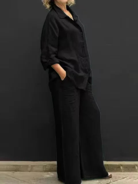 Simona Linen Breeze Set, view 7 - Elena Harper