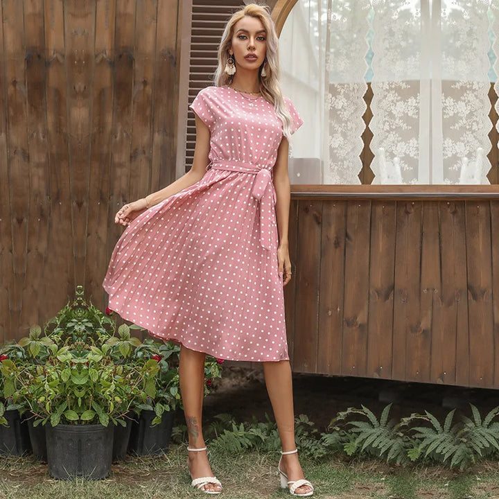 Beth - Polka Bloom Dress