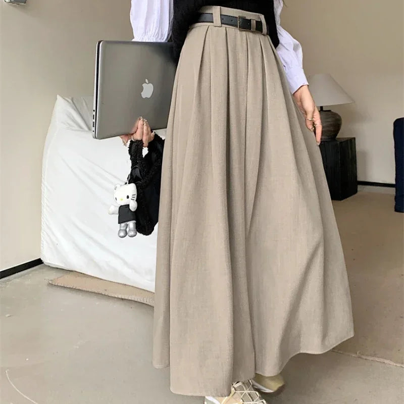 Lavender Flowing Graceful Skirt, view 3 - Elena Harper