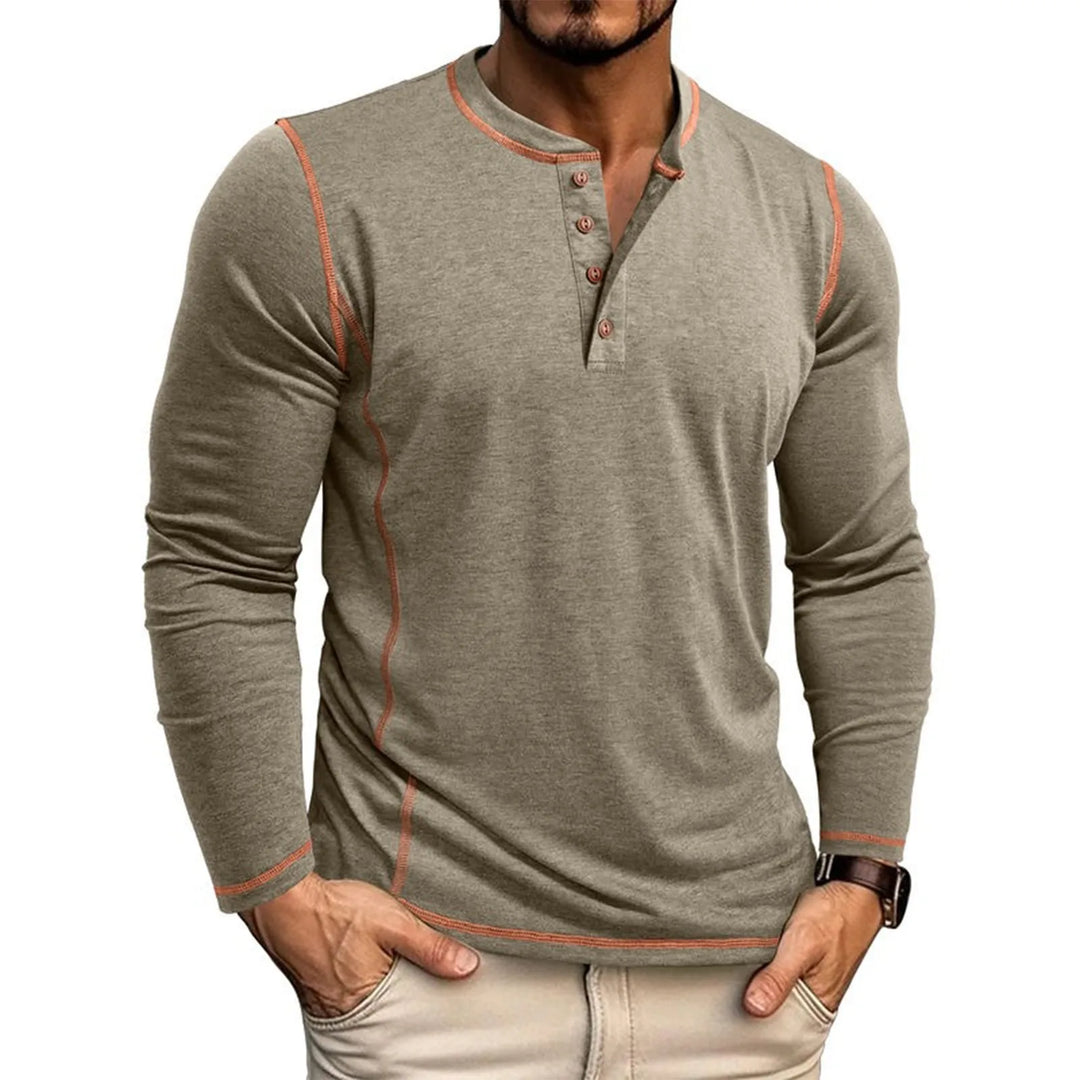LAURENT MONACO | CASUAL LONG SLEEVE T-SHIRT FOR MEN