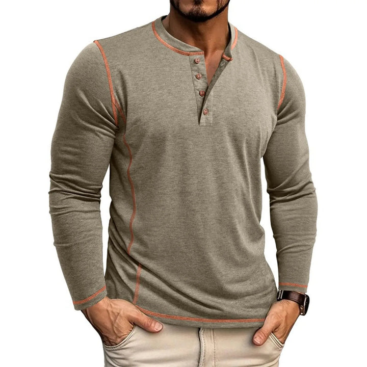 LAURENT MONACO | CASUAL LONG SLEEVE T-SHIRT FOR MEN