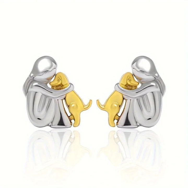 LoveWhisker Earrings with Dog Symbol - Elena Harper