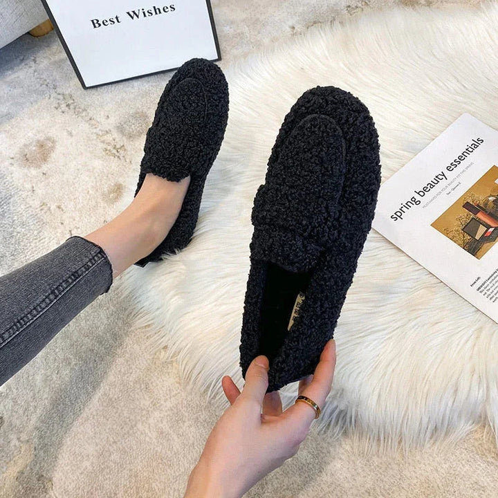 Alessandra Cozy Wool Slippers - Elena Harper