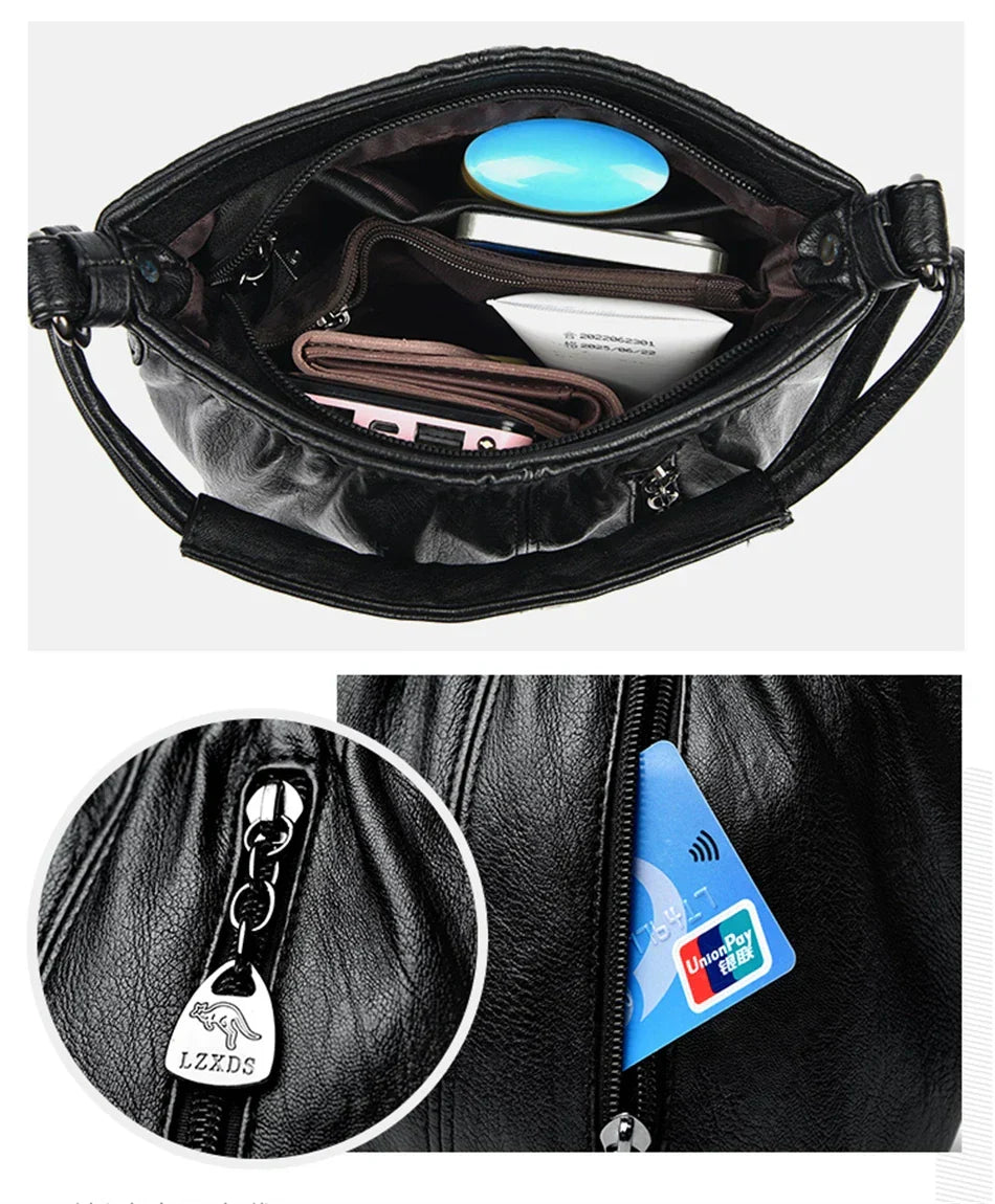 Contemporary Multi-Layer Handbag