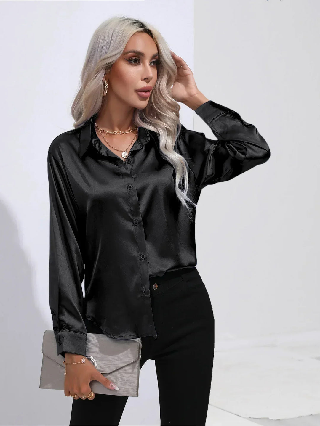 Isotta - Satin Blouse