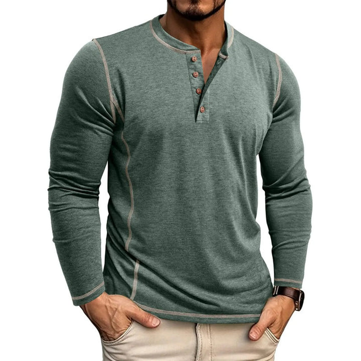 LAURENT MONACO | CASUAL LONG SLEEVE T-SHIRT FOR MEN