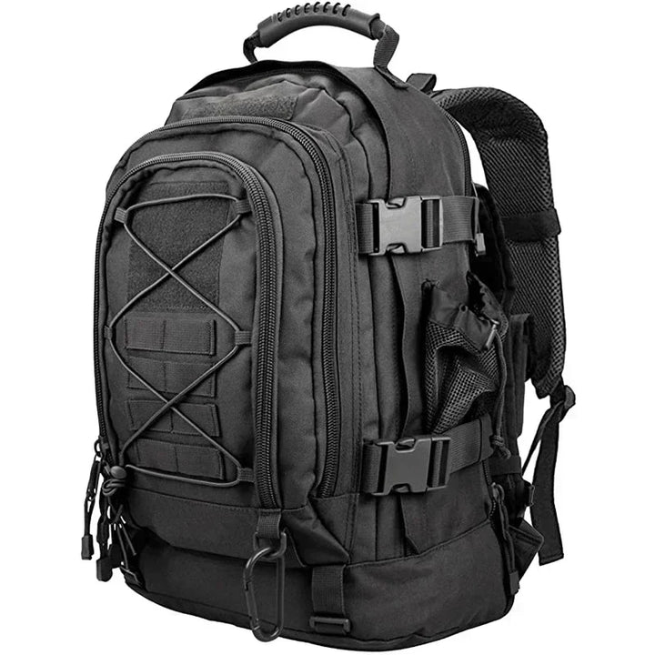 MILPRO Tactical Backpack 60L Waterproof nylon, molle system, heavy-duty outdoor backpack for hiking and survival, view 10 - Elena Harper