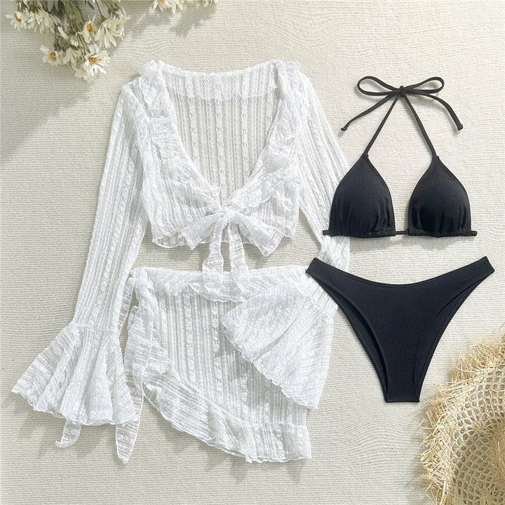 Beautifully Finished Bikini in a Timeless Design, view 6 - Elena Harper