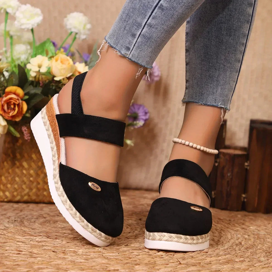 Lyra™ | Wedge Gladiator Sandals
