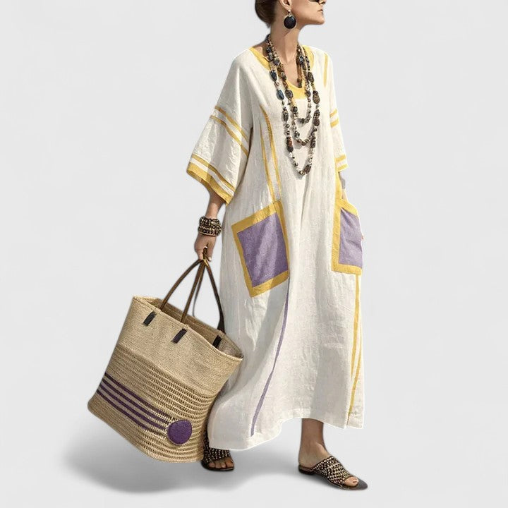 Savannah | Women's Loose Fit Pocket Maxi Dress