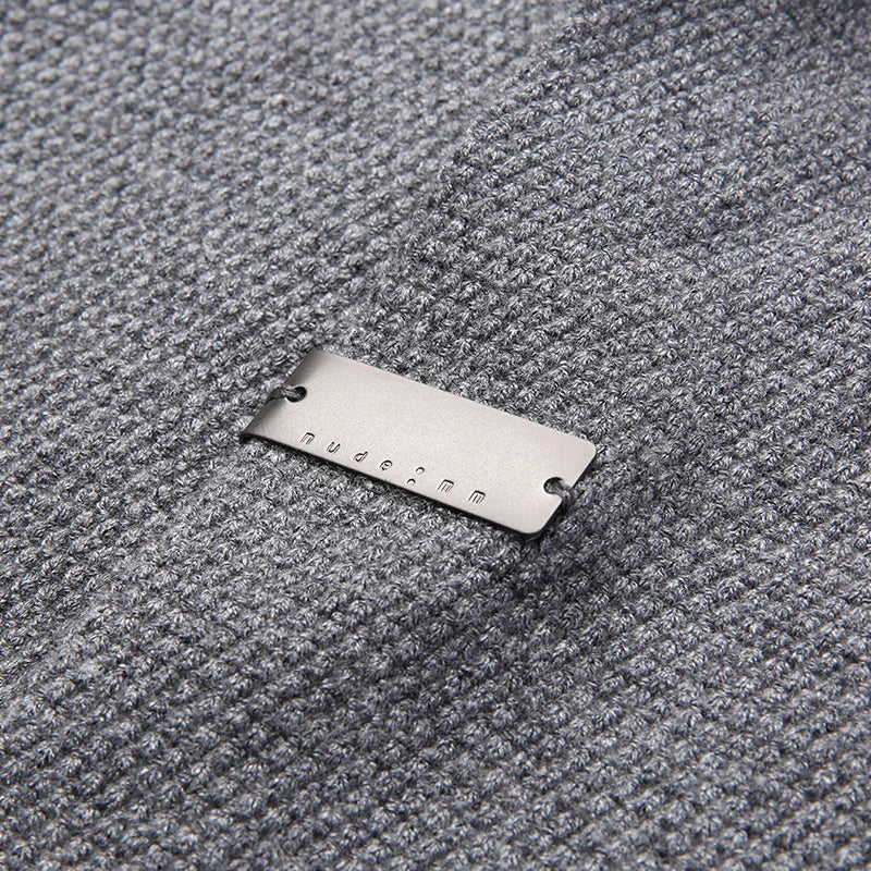 Men's Cardigan Regular Fit Button Front Long Sleeve with Ribbed Cuffs
