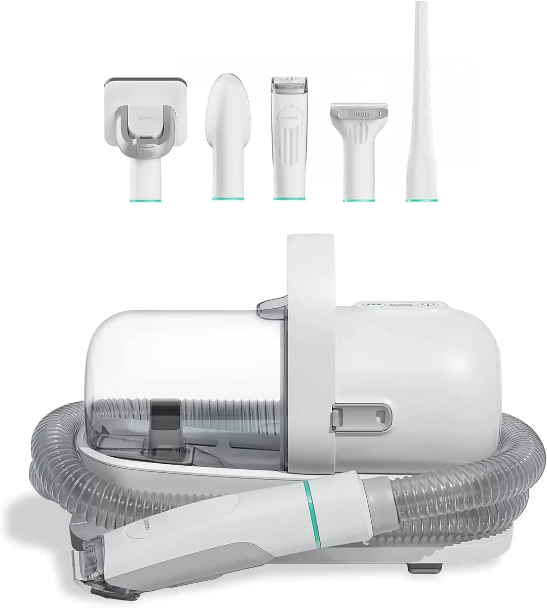 ShedVac Pro Pet Grooming Kit with Suction Function and Trimmer, view 2 - Elena Harper