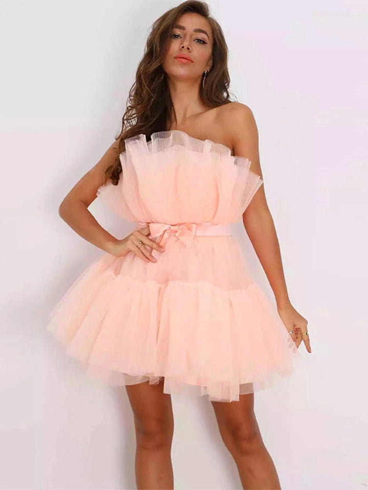Ladies Tulle Dress – Festive, Fitted, Suitable for Evening Wear