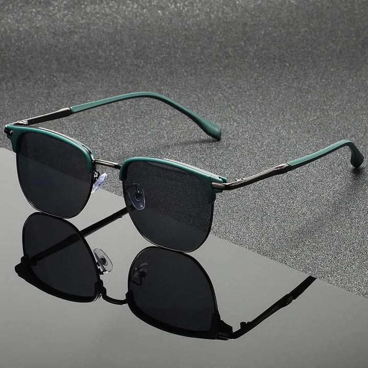 Ladies Sunglasses Clubmaster Model Metal Frame, view 5 - Elena Harper