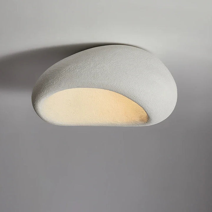 Wabi-Sabi Style LED Ceiling Lamp – Decorative Ceiling Light with Organic Shape
