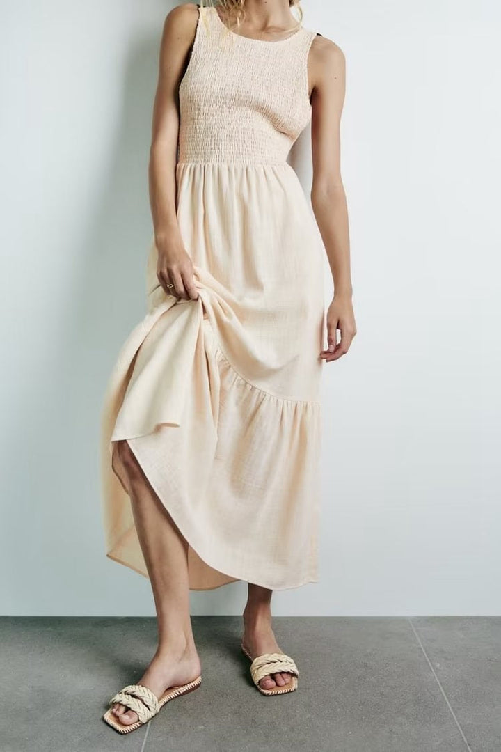 Aranza Summer Dress with Low Back