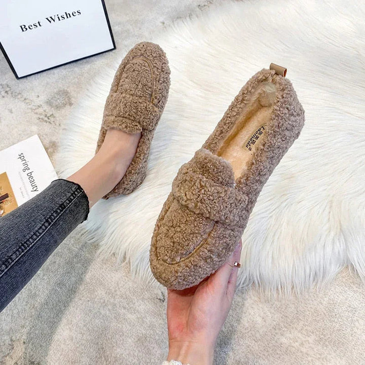 Alessandra Cozy Wool Slippers - Elena Harper