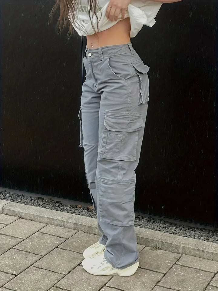 Mariselle Casual Utility Cargo Pants - Elena Harper