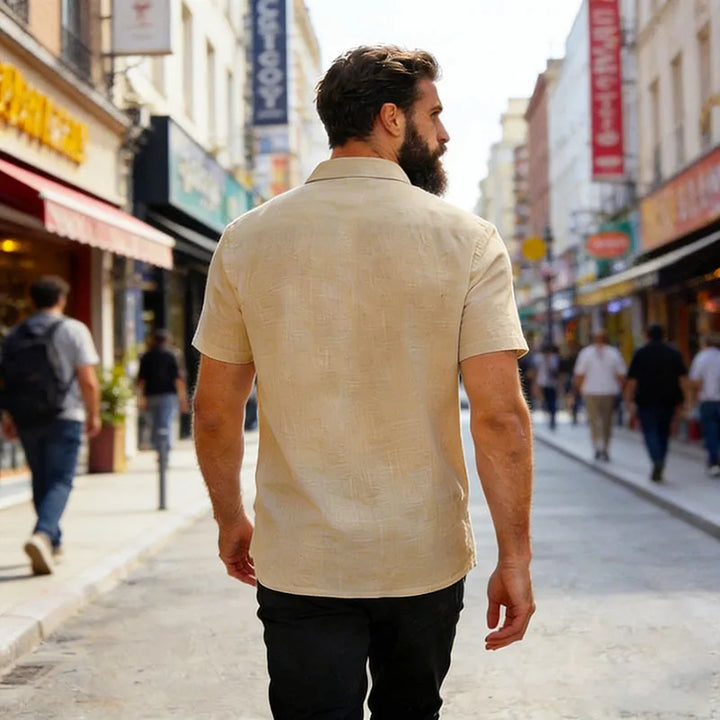 Laurent Monaco Men'S Casual Summer Shirt, view 9 - Elena Harper