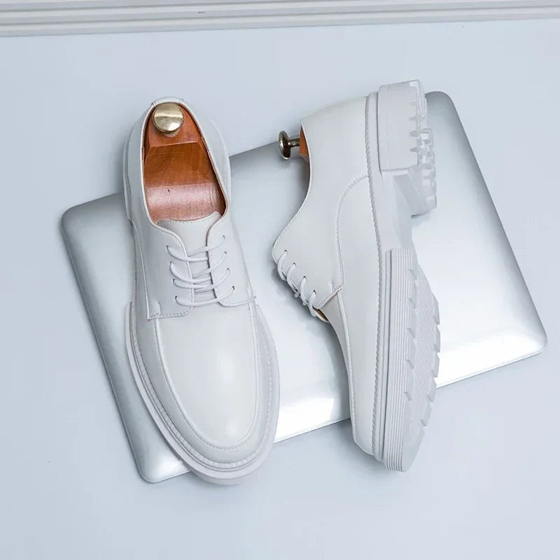 Men's Oxford Leather Shoes Formal Luxury, view 2 - Elena Harper