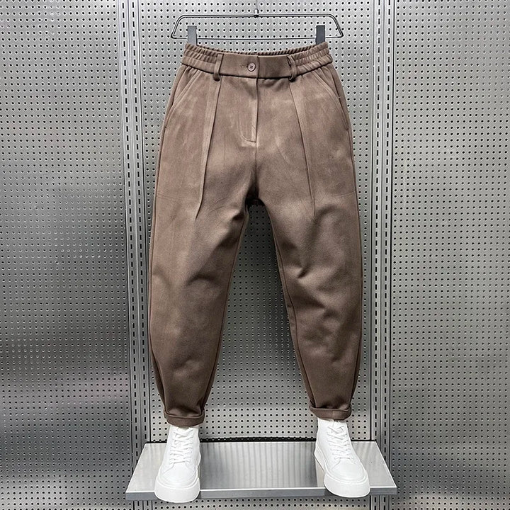 LAURENT MONACO | TEXTURED TAPERED PANTS FOR MEN