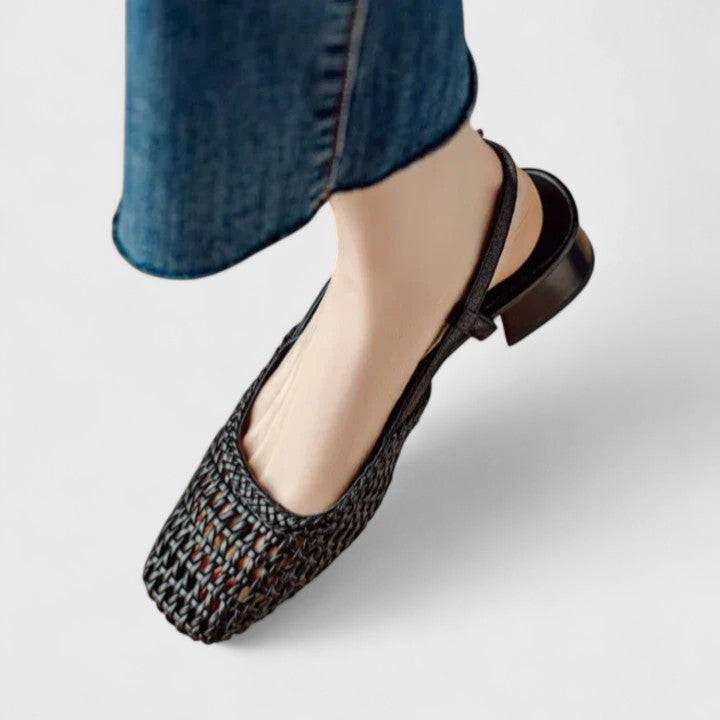 Elegant Daniela™ sandals by Emma & Rose Cape Town featuring strappy design and comfortable sole in natural tones.
