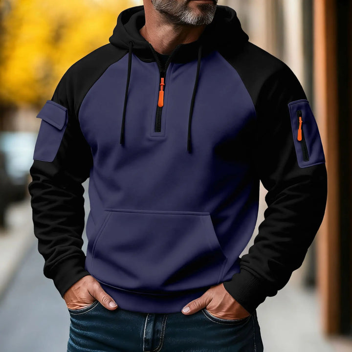 Hank Durable Zip-Up Sweater, view 4 - Elena Harper