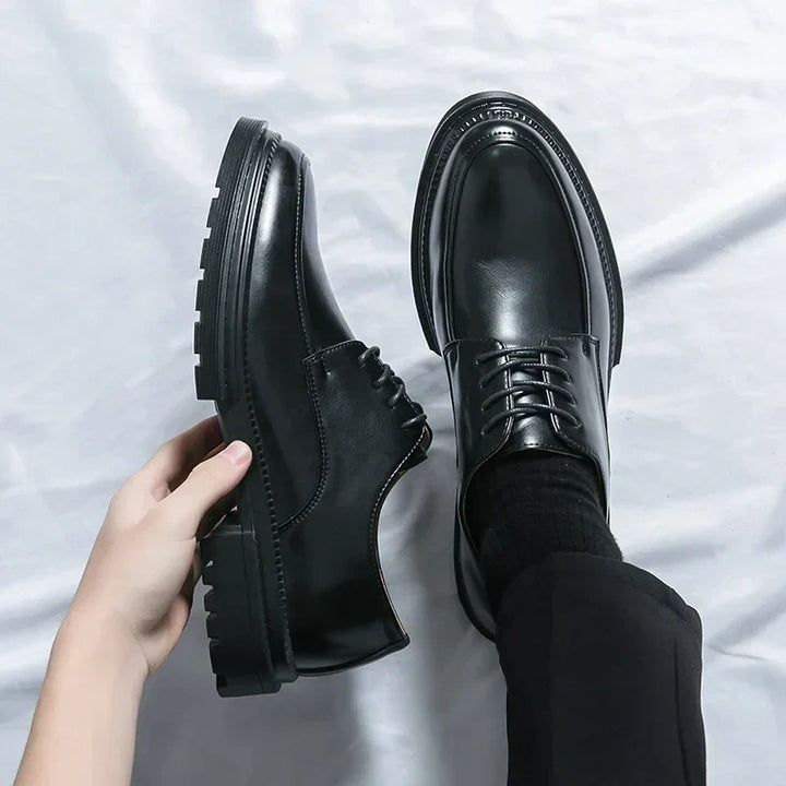 Men's Oxford Leather Shoes Formal Luxury, view 4 - Elena Harper
