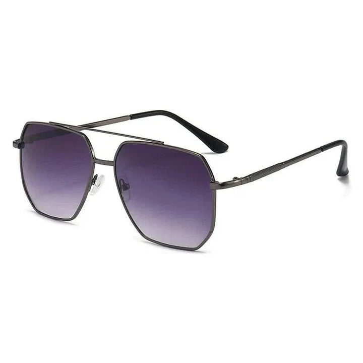 Aviator Sunglasses with Metal Frame and UV400 Protection