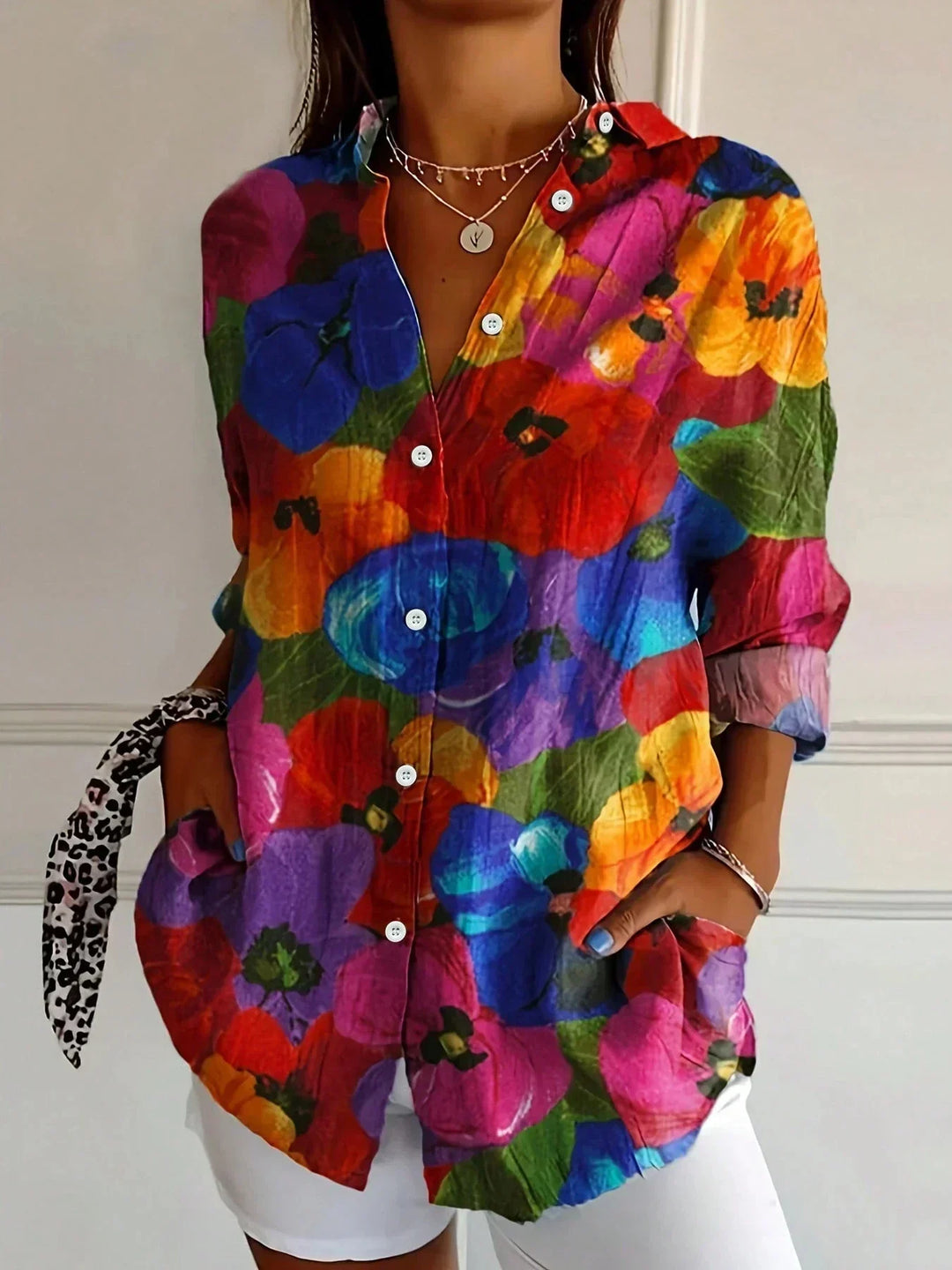 Astrid™  |  Colorful Patterned Blouse
