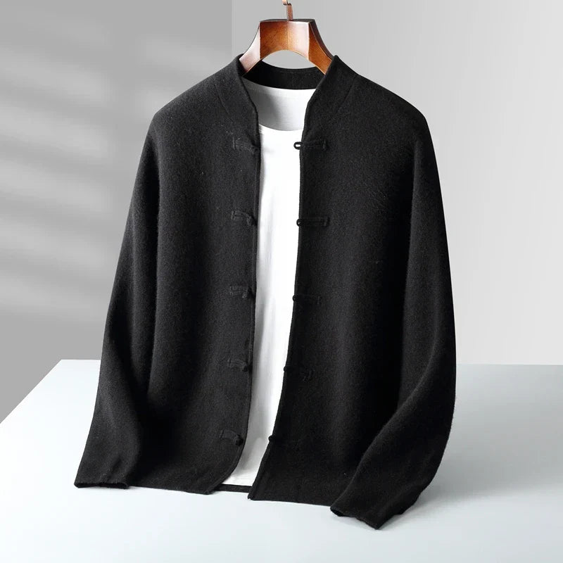 HARRINGTON OXFORD | STAND COLLAR CARDIGAN FOR MEN