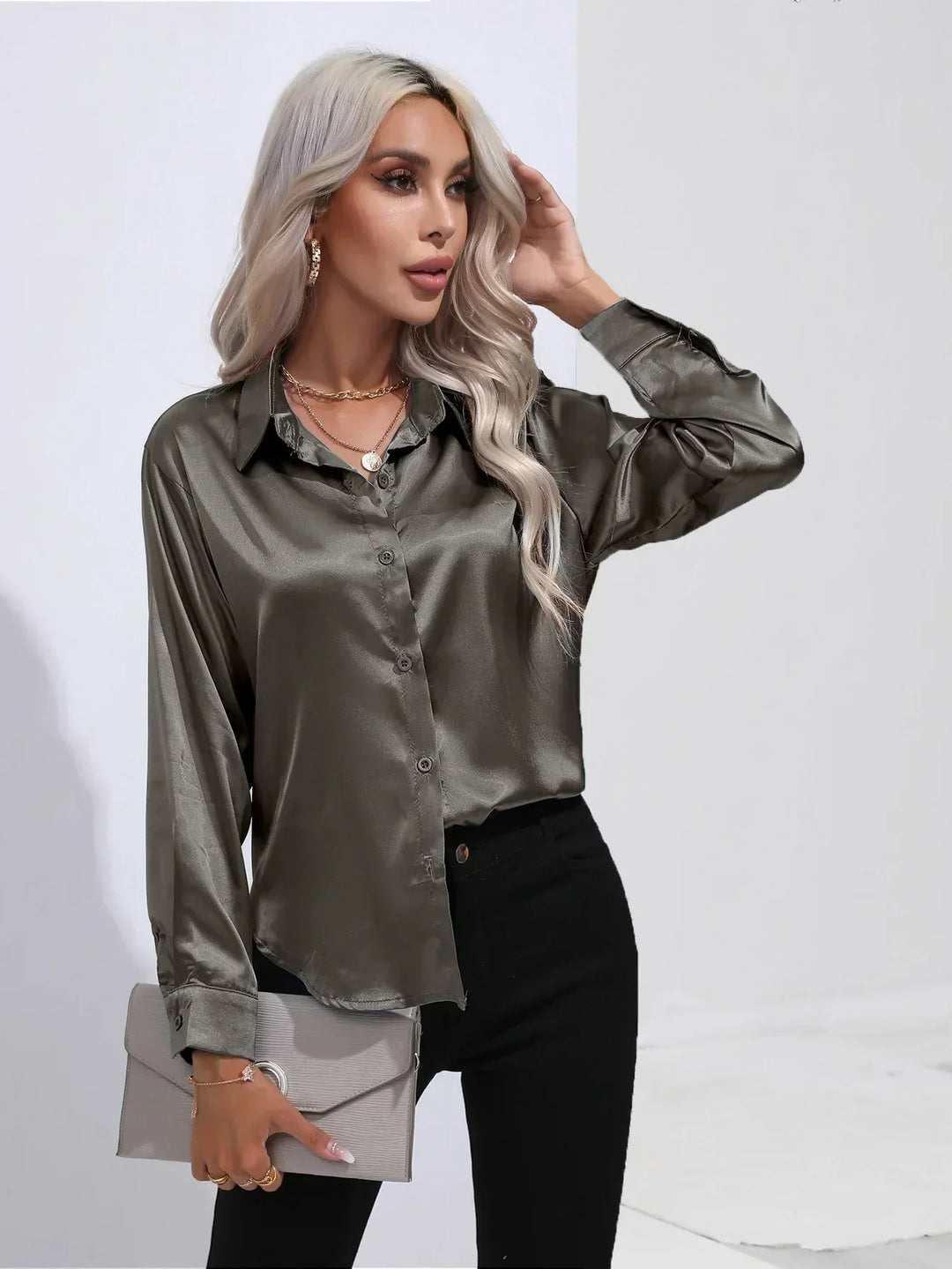 Isotta - Satin Blouse