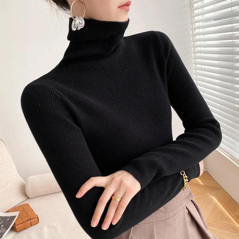 Adeline Women’s Turtleneck Sweater - Elena Harper