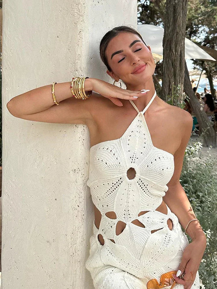Elvie - Knitted Summer Mini Dress