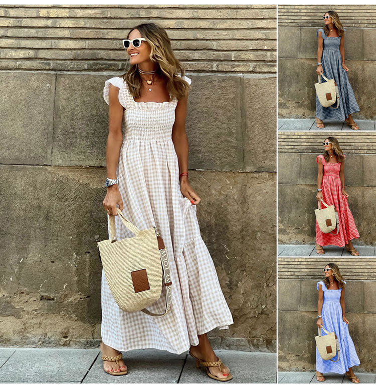 Emma & Rose Cape Town Lyra™ Bohemian casual dress for spring and summer, featuring a flowy, boho-inspired design with vibrant patterns.