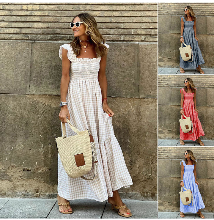Emma & Rose Cape Town Lyra™ Bohemian casual dress for spring and summer, featuring a flowy, boho-inspired design with vibrant patterns.