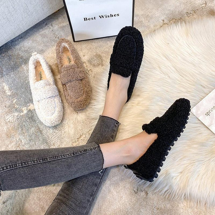 Alessandra Cozy Wool Slippers - Elena Harper