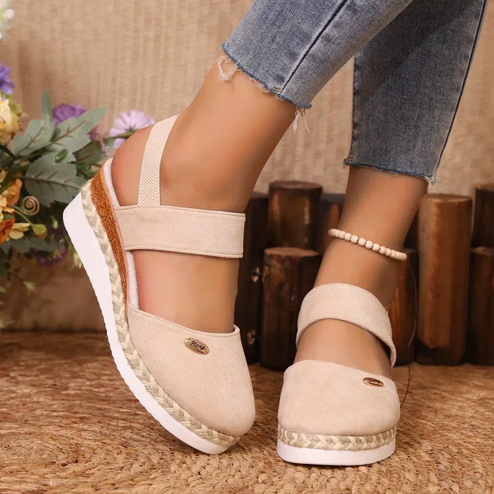Lyra™ | Wedge Gladiator Sandals
